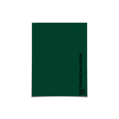 BRITISH RACING GREEN PRINT